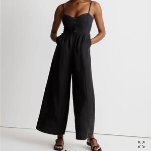 Madewell Sleeveless Wide-Leg Jumpsuit